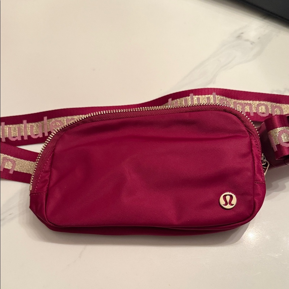 Lululemon Burgundy Crossbody Bag